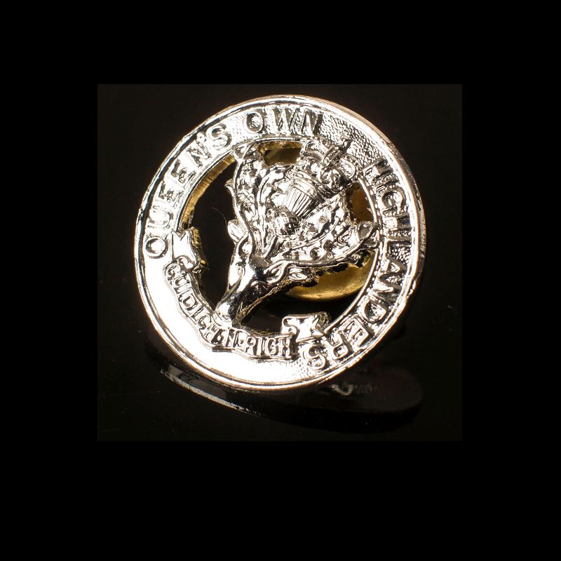 Queen's Own Highlanders (Seaforth and Camerons) Lapel Badge